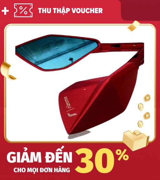 Kính  Rizoma thiết kế 5 cạnh F1 Cao cấp, hàng chính hãng, nhập khẩu từ Thái Lan, dành cho các loại xe, dễ dàng lắp ráp