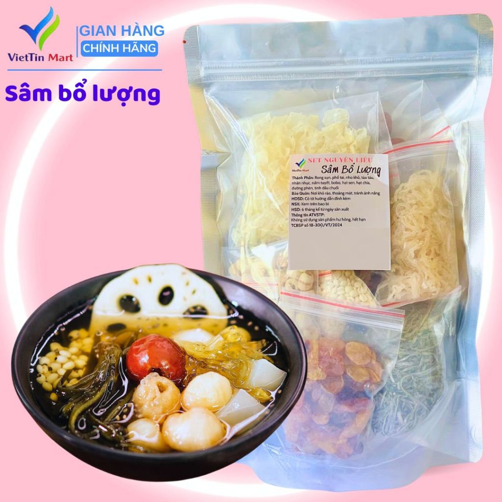 SET 500G CHÈ SÂM BỔ LƯỢNG