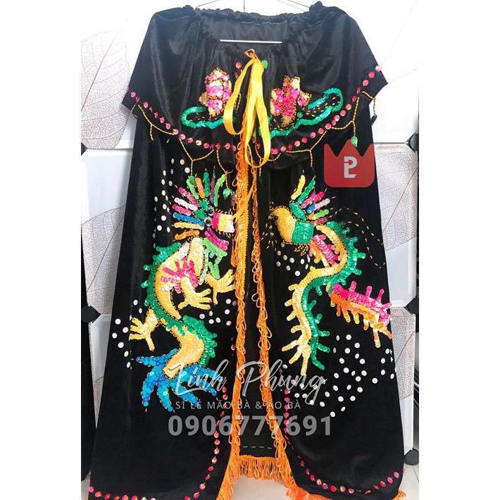 Combo 5 áo bà Ngũ Hành Nương Nương (size: 30cm, 40cm, 50cm)