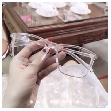 [HCM]Mắt kính gọng nhựa TEEN trong suốt mới nhất