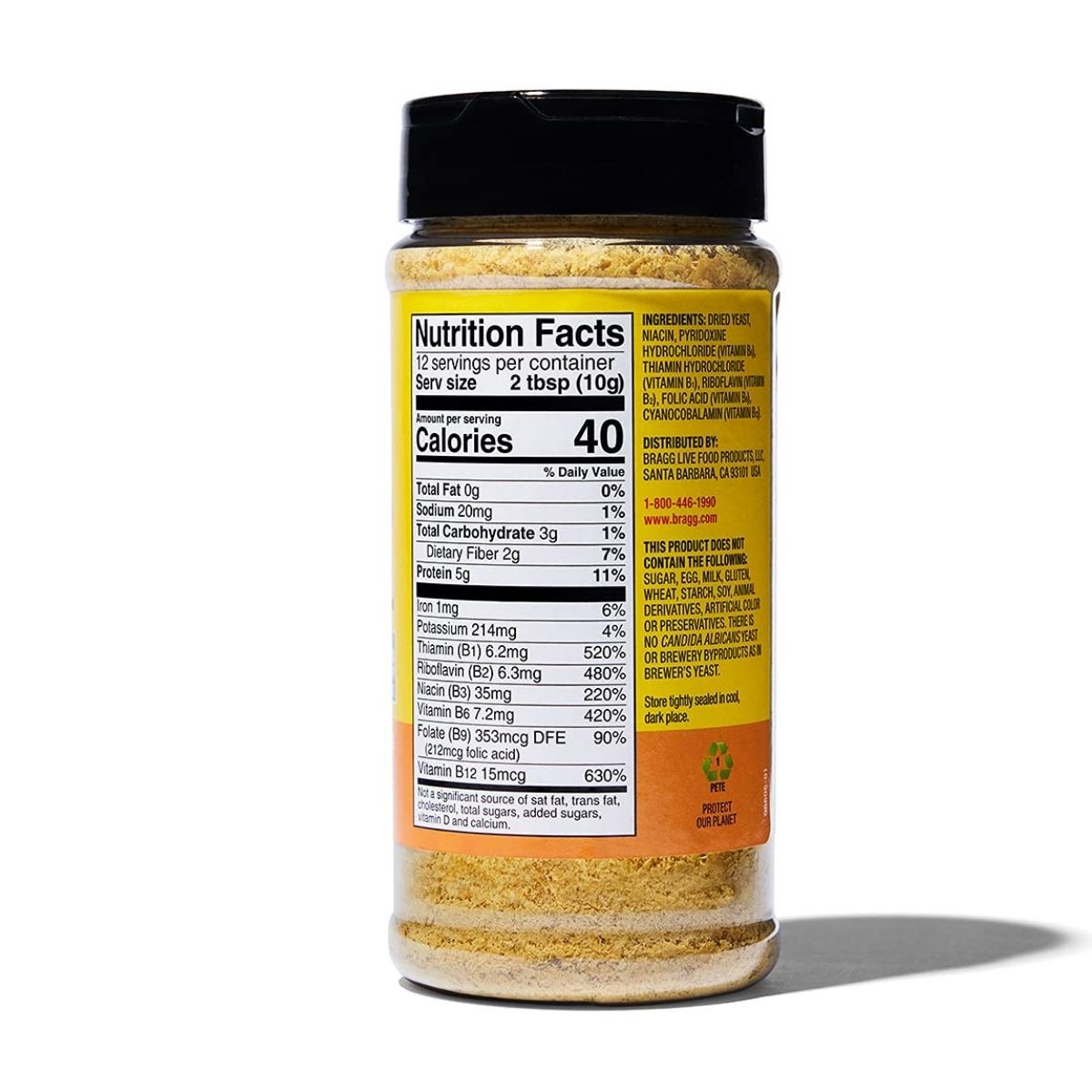 Men Dinh Dưỡng Nutritional Yeast 127g - Bragg - Ăn Kiêng - Giảm cân - Giảm Cholesterol - Ăn thực dưỡng - Organic Stores