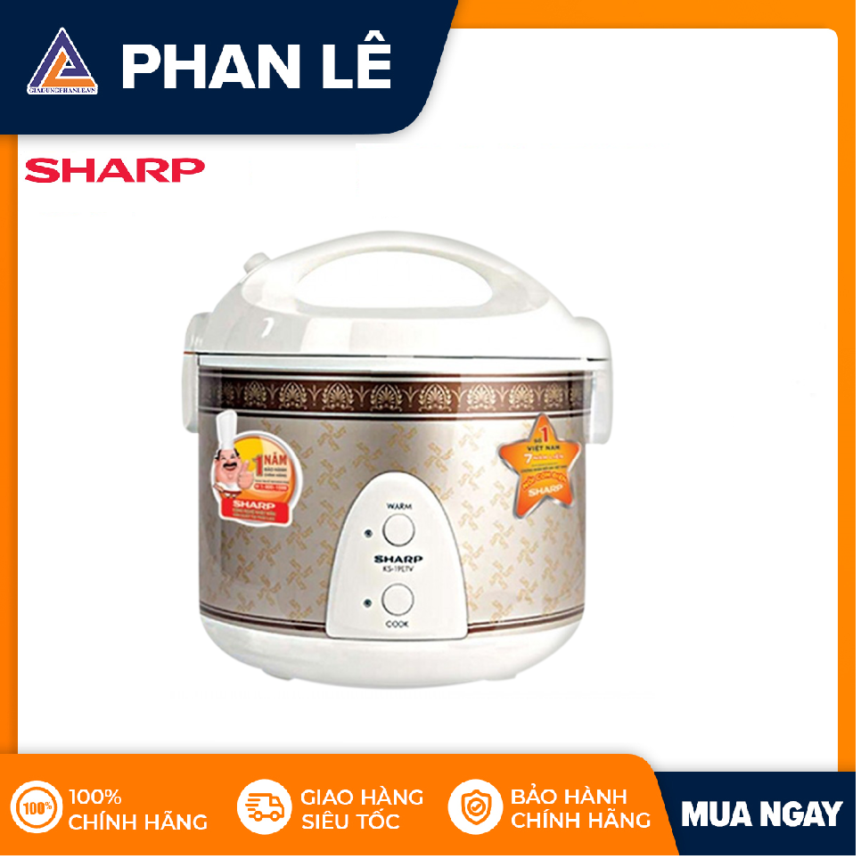 Nồi cơm nắp gài sharp ks-11etv 1 lít