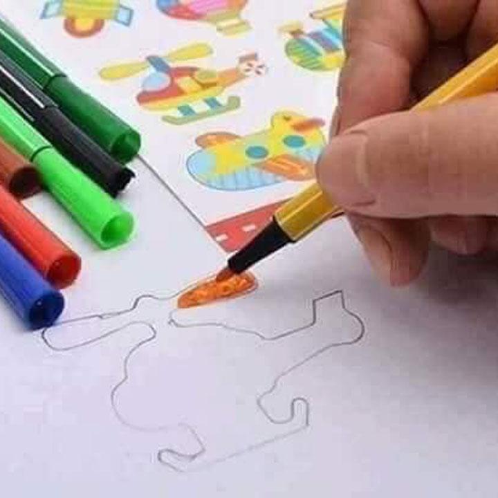 Bộ Khuôn Gỗ Vẽ Tranh Cho Bé