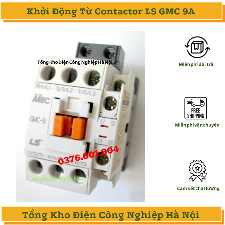 Khởi động từ 3 pha GMC9A/LS/220 v