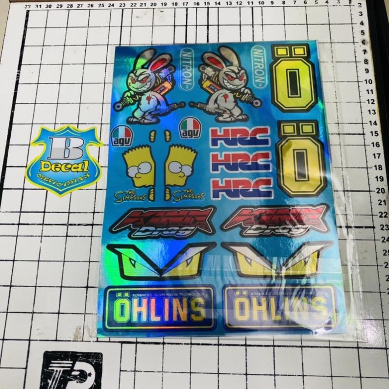 Tem logo sticker Crom thỏ