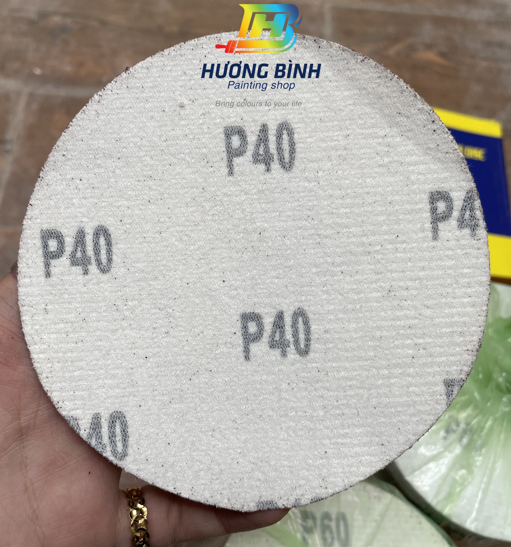 Nhám dĩa tròn không lỗ