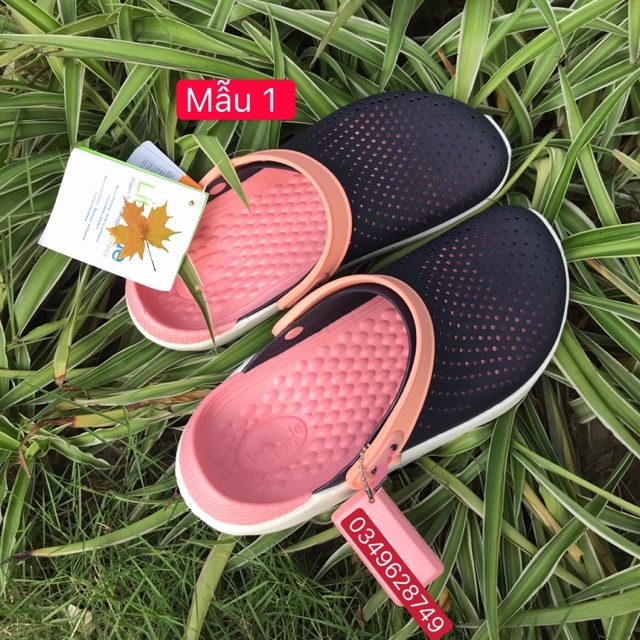 Dép sục Literide màu xanh navy gót