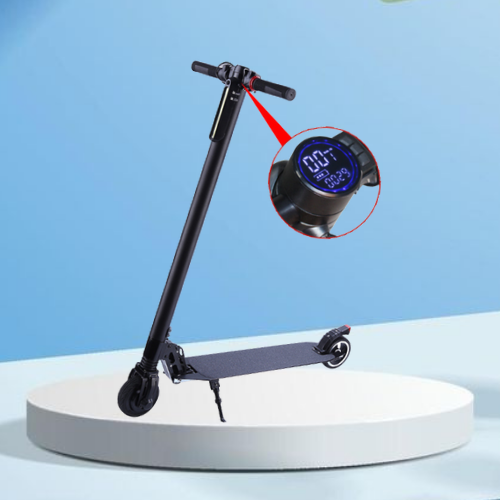 Xe scooter điện bánh 5,5 inch đồng hồ led 1 lần sạc đi 10km
