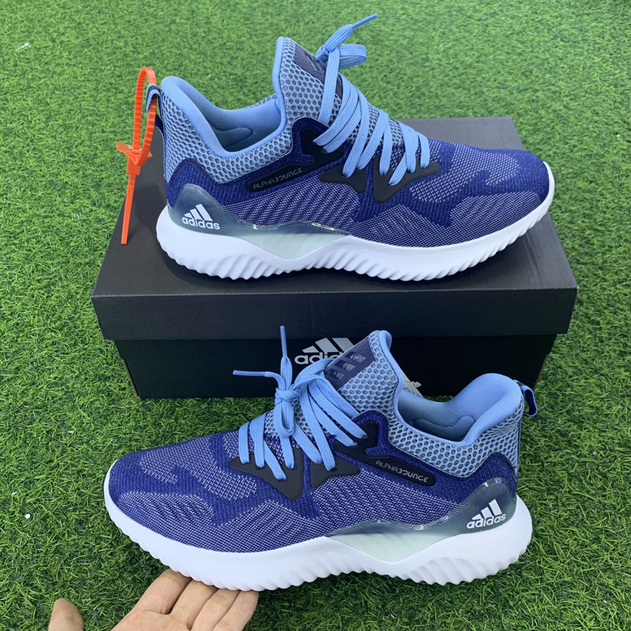 [VIDEO ẢNH+HỘP BẢO VỆ] giầy thể thao Alphabounce beyond xanh thời trang nam nữ