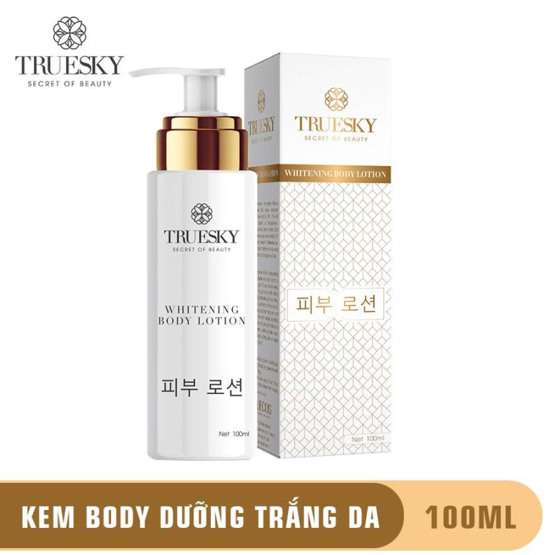 Kem body dưỡng trắng da Truesky dạng lotion Whitening Body Lotion (100ml) - Mỹ phẩm Truesky
