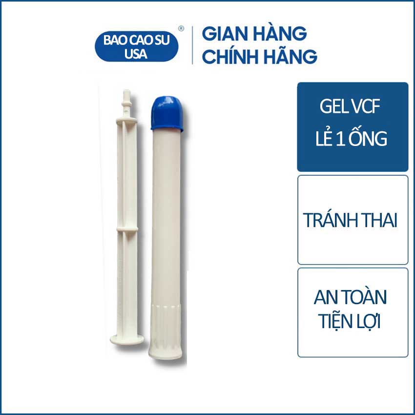 [Bán Lẻ] Gel tránh thai VCF lẻ 1 ống [Chính hãng USA - Date xa]