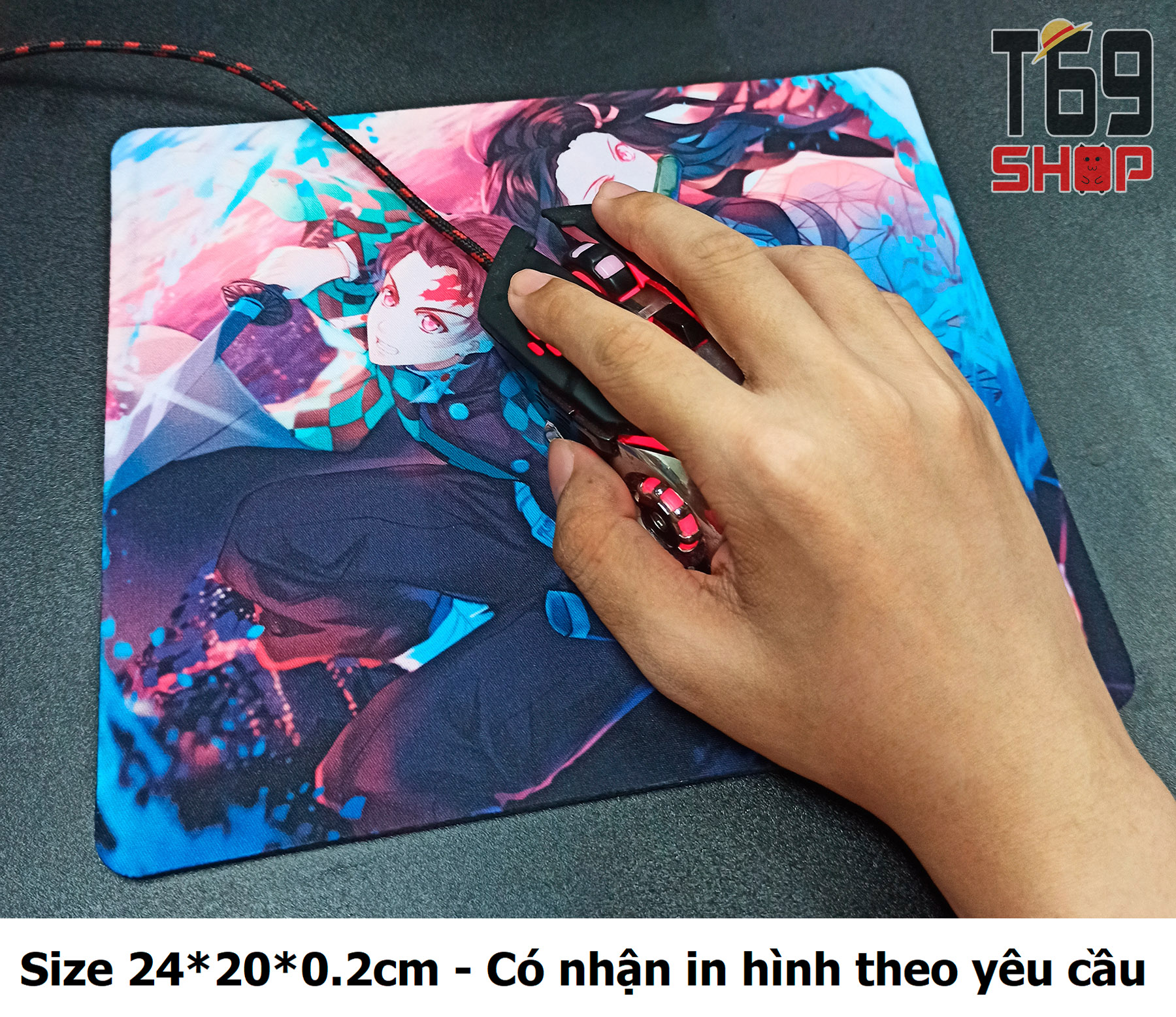 [HCM]Lót chuột anime Re: Zero - size 24x20cm [T69 Shop]
