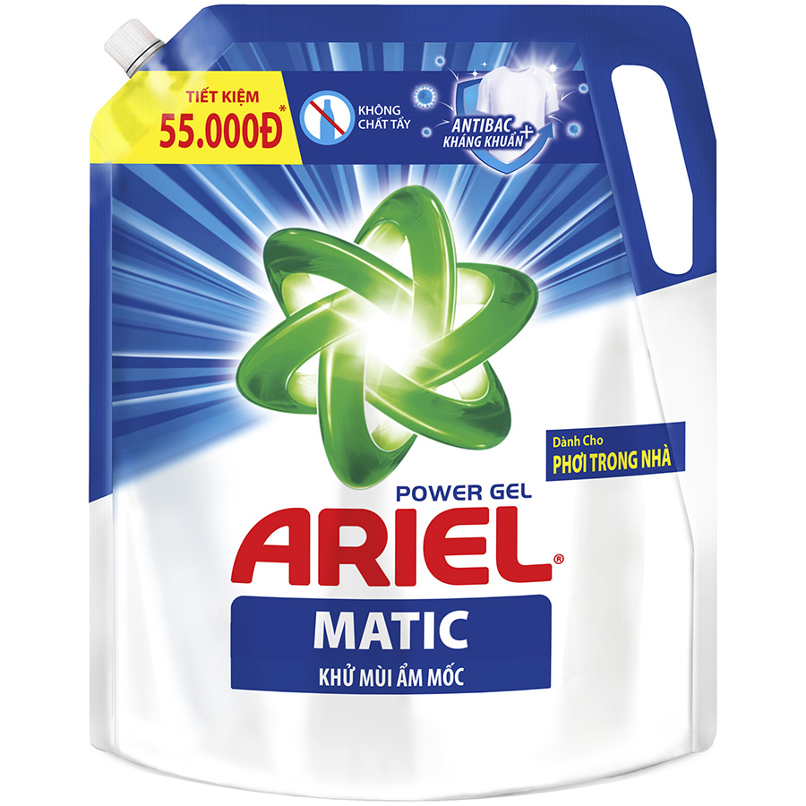 Nước giặt Ariel túi 2.1kg - 2.3kg