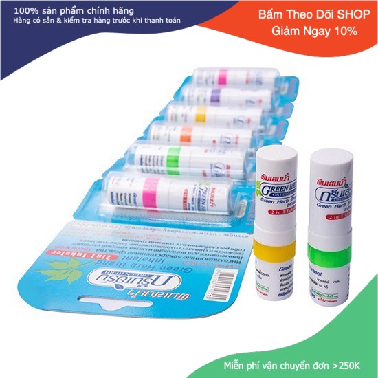 Ống Hít 2 Đầu Green Herb Thái Lan