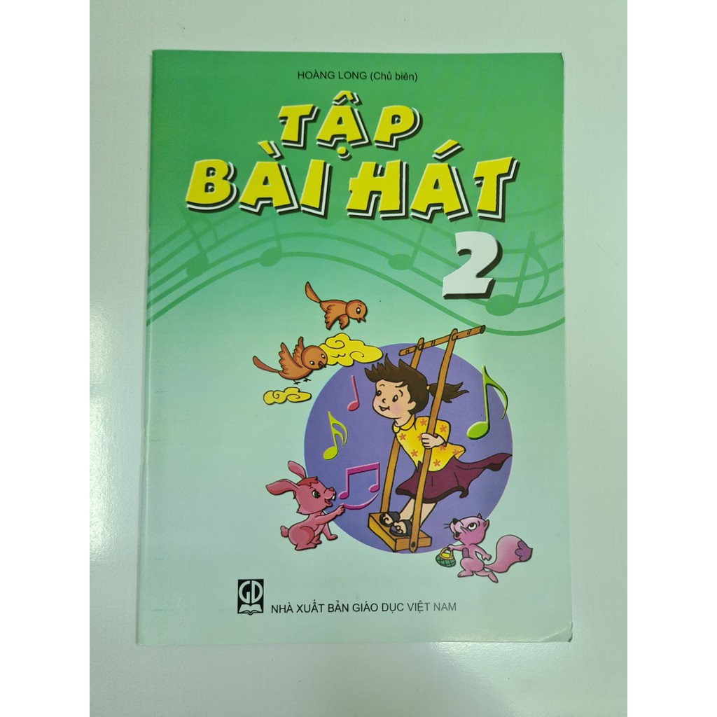 Sách - Tập Bài Hát Lớp 2 ( Kèm 1 Cây Bút Chì )