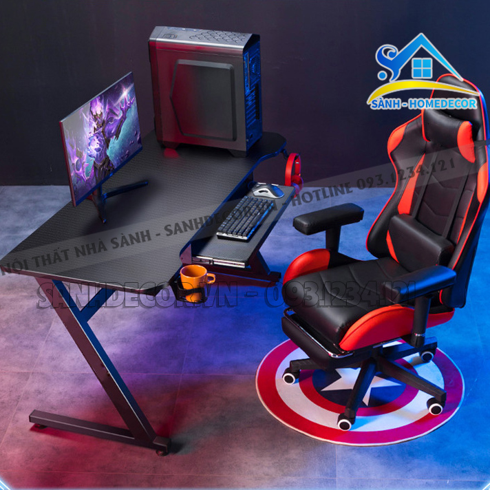Bàn chân Z gaming PC khung thép sơn tĩnh điện chống gỉ Z001, bàn học sinh chân Z giá rẻ, bàn làm việc, bàn văn phòng cụm cao cấp - SÀNH HOME DECOR