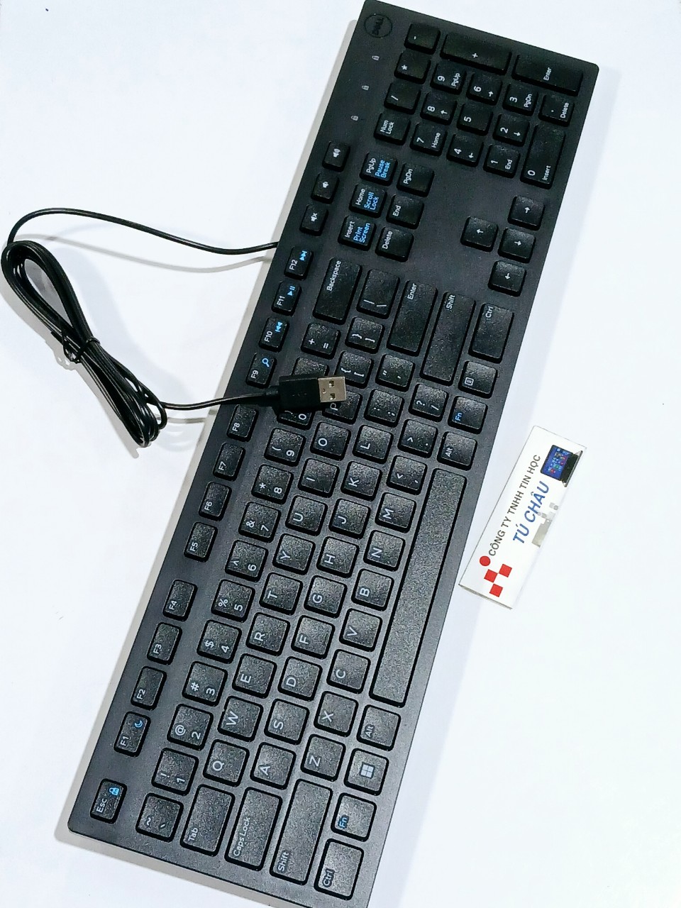 Bàn phím Dell Multimedia Keyboard KB216 (Chuẩn cắm USB, Cáp dài 1.8m)