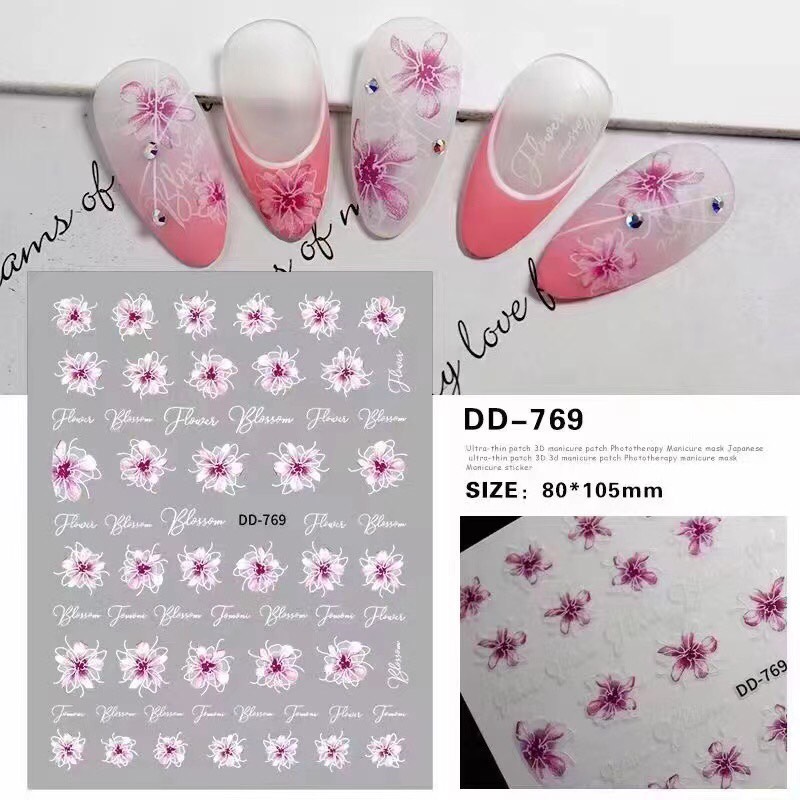 Stick dán móng siêu cute dành cho Nail