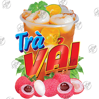 Fruit Tea stickers wall decor coffee milk tea shop car decoration waterproof vinyl sticker decals