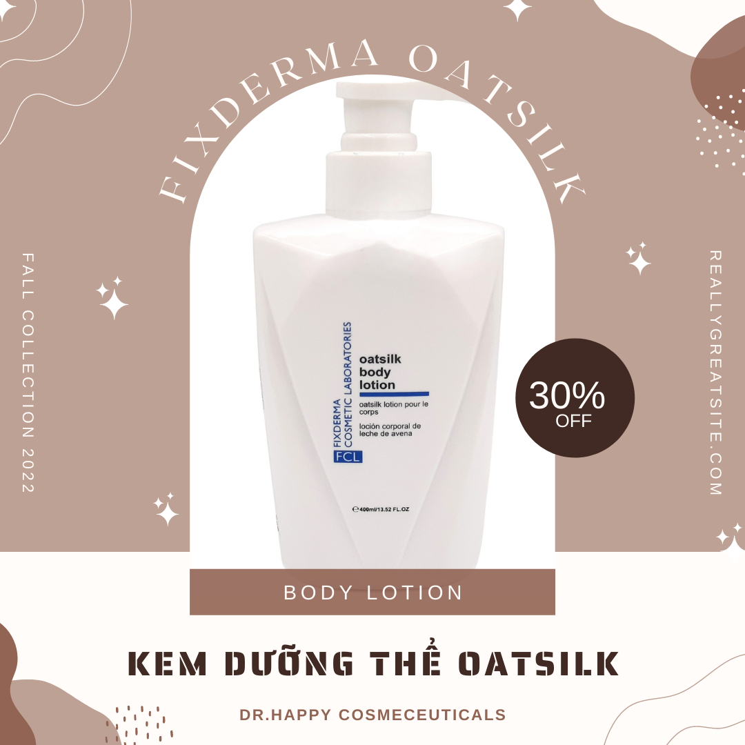 [authư·FCL Oat Silk Body Lotion- Dưỡng thể - Dưỡng ẩm