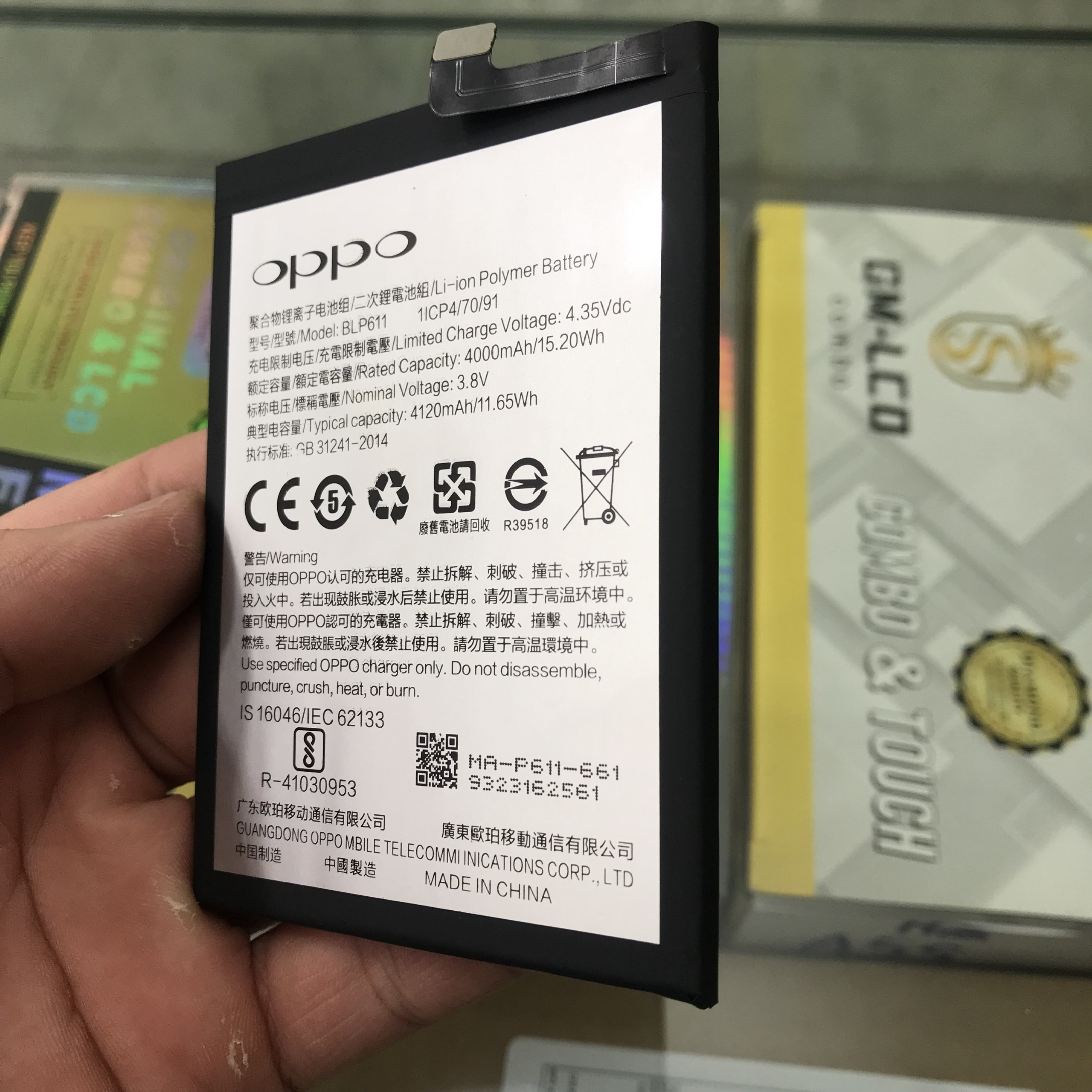 Pin Oppo R9 Plus (BLP611) zin mới 100%