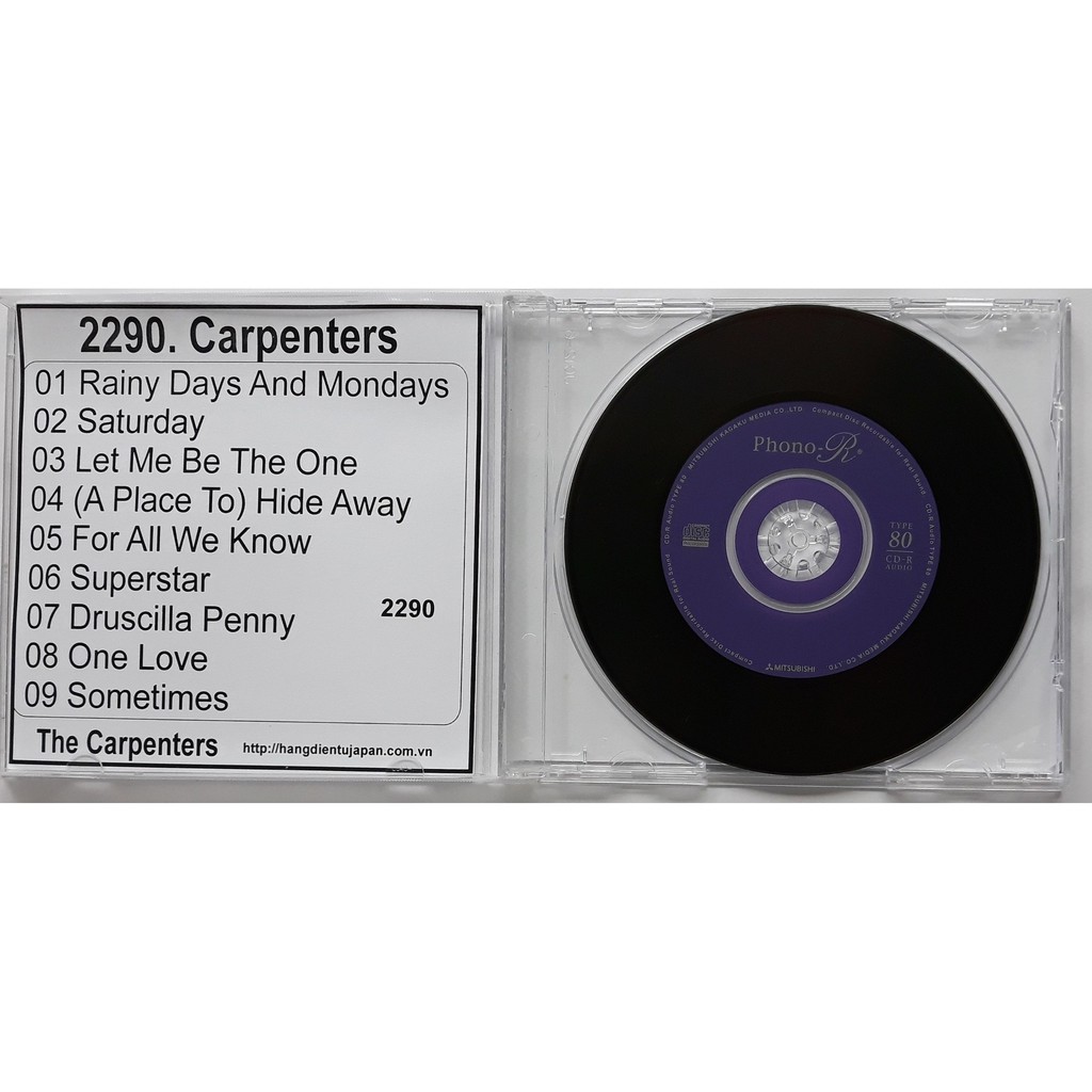 Bộ 8 CD nhóm nhạc Carpenters