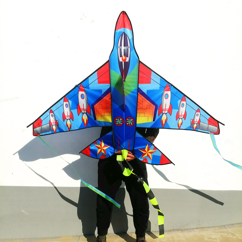 Kite wing fighter 1M6 bundled rope color random