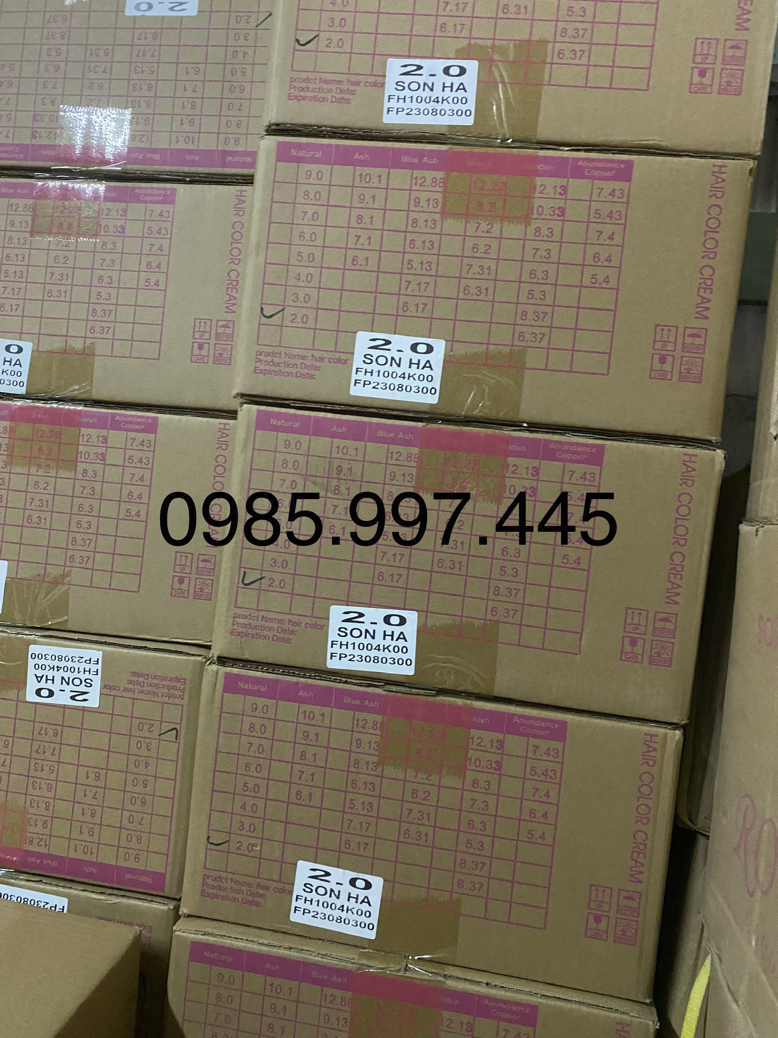 Combo 10 tuýp Kem Màu Nhuộm Tóc Royal 100ML