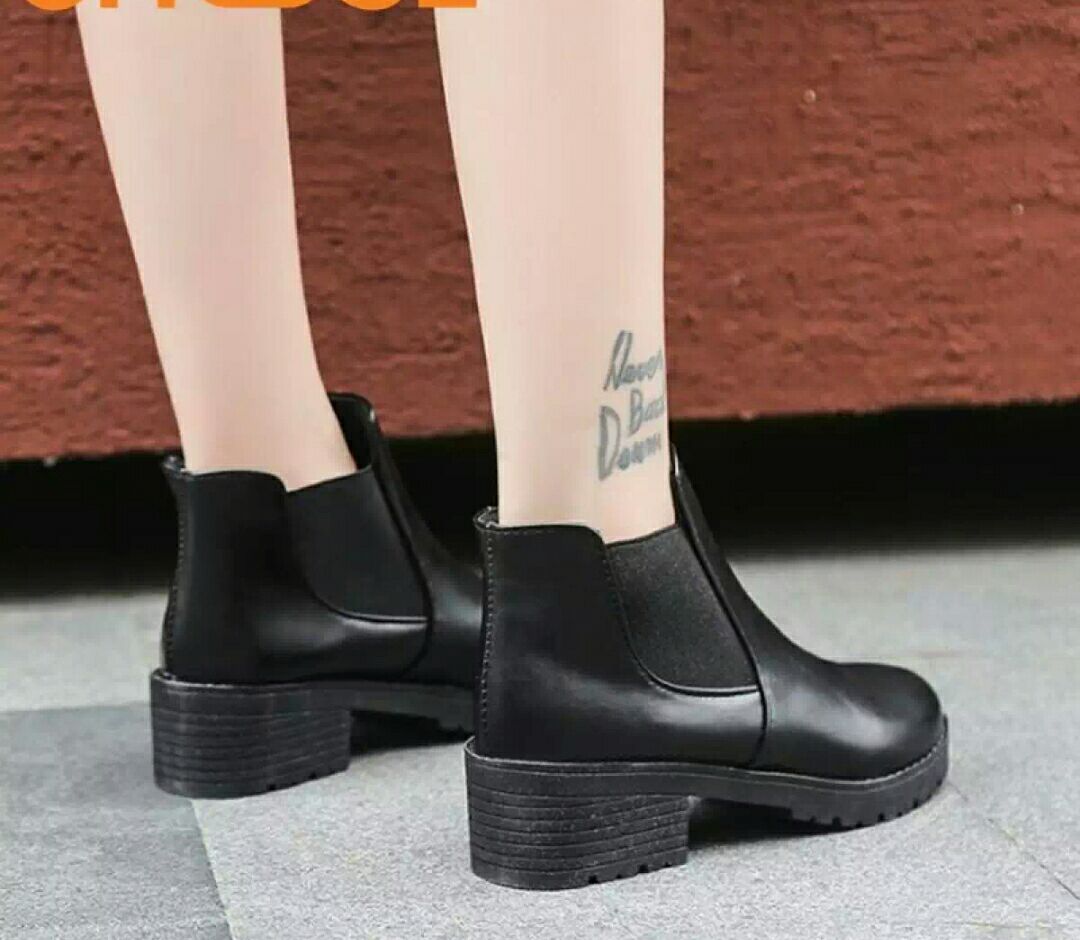 [HCM]giày bốt nữ cổ chun