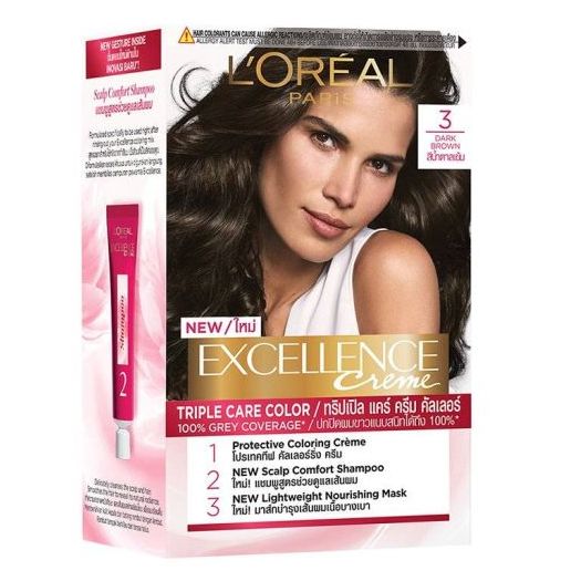 ( Số 3 )Thuốc Nhuộm Tóc Loreal Paris Excellence Cream