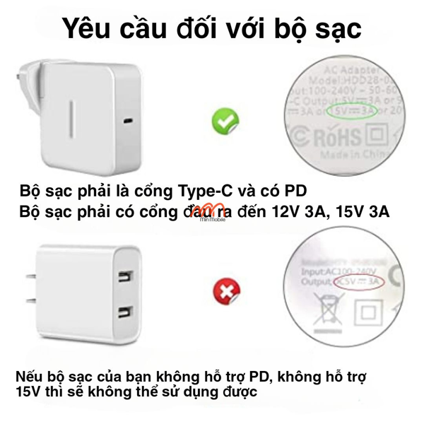 Cáp Sạc Microsoft Surface 8 / 8 Pro