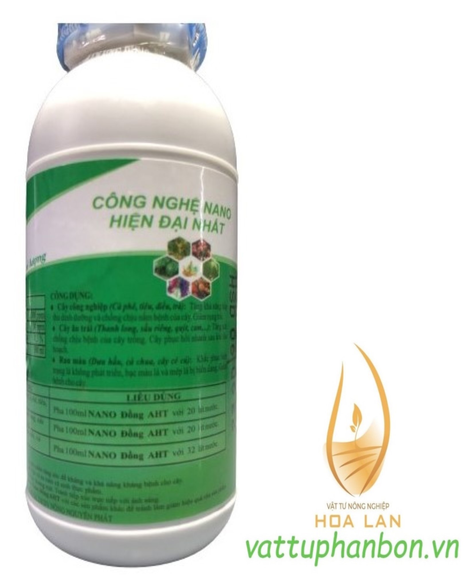 Phân Bón Vi Lượng Nano Đồng (Cu) AHT - #350A# 100ml