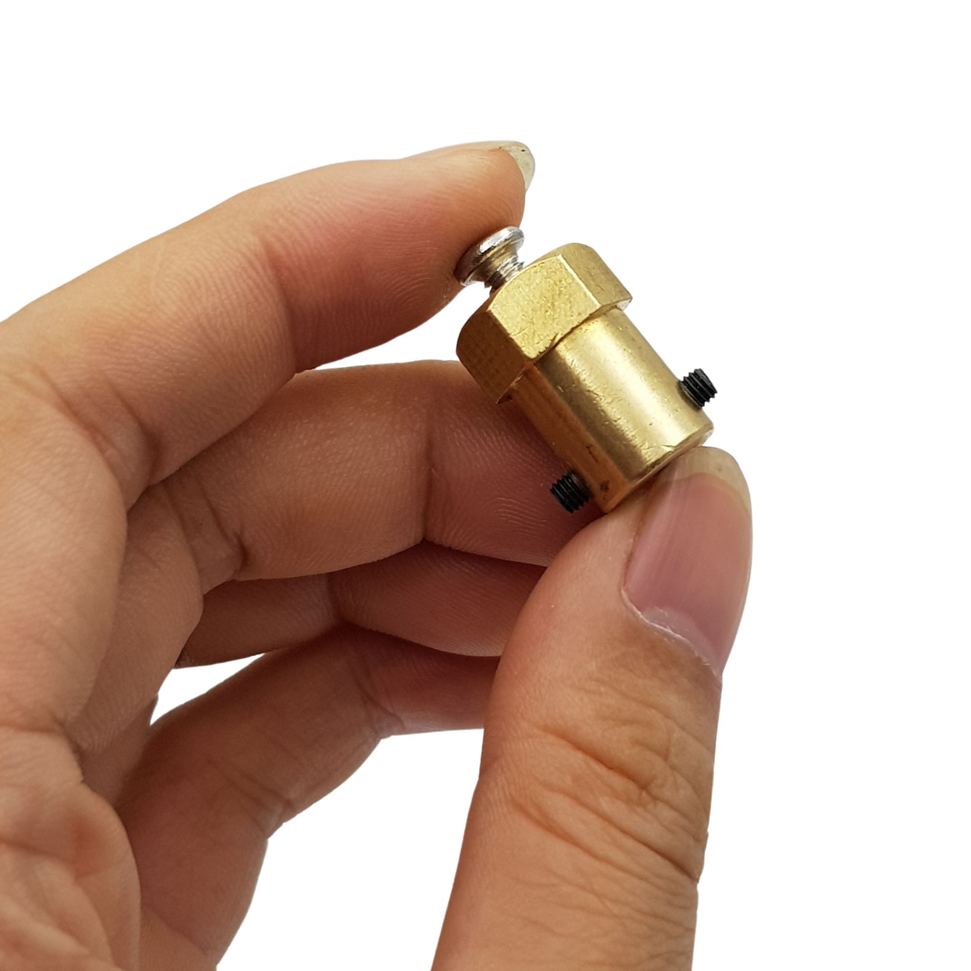 Khớp nối lục giác trục 5mm (Khớp bánh xe)