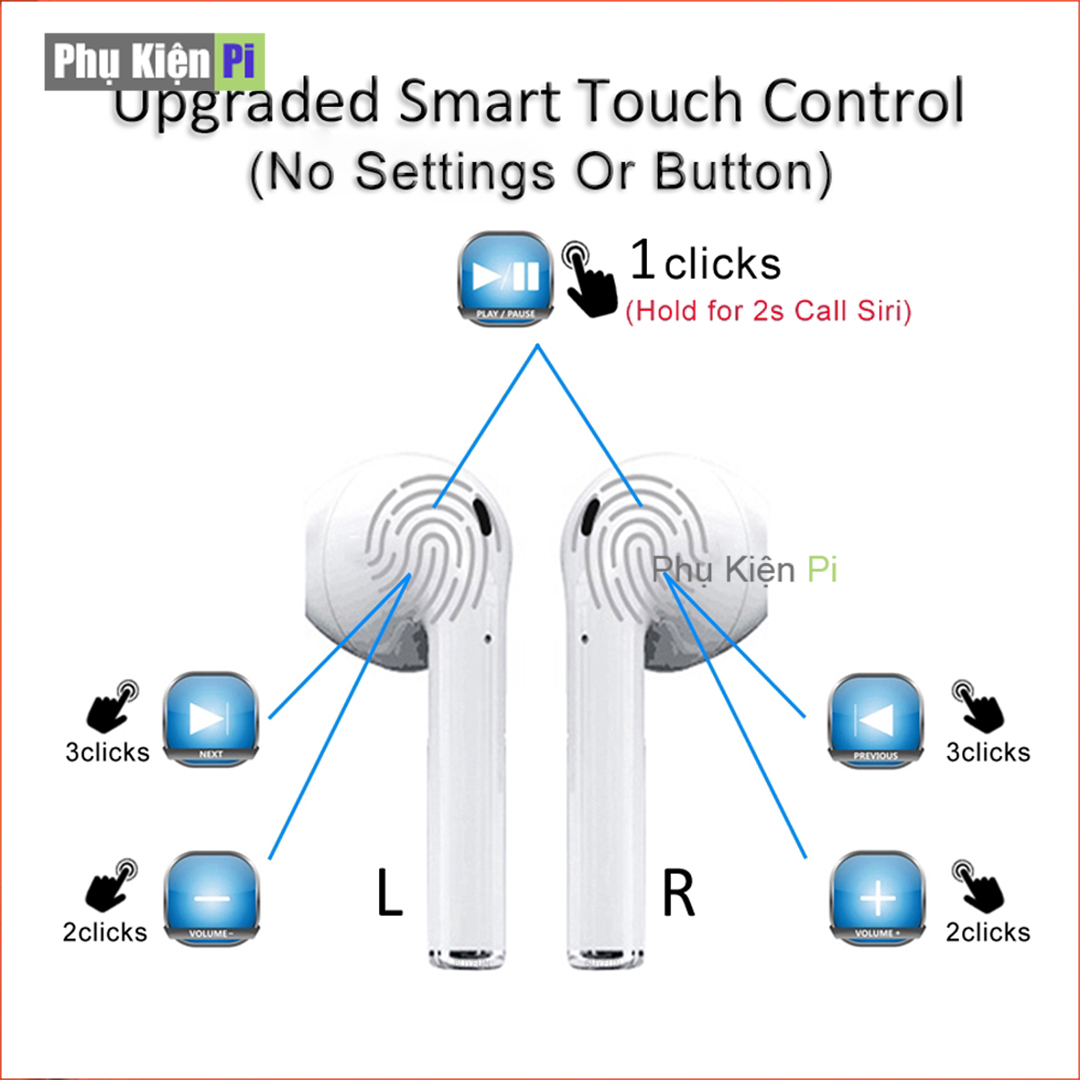 Tai Nghe Bluetooth Không Dây Inpods i12 TWS