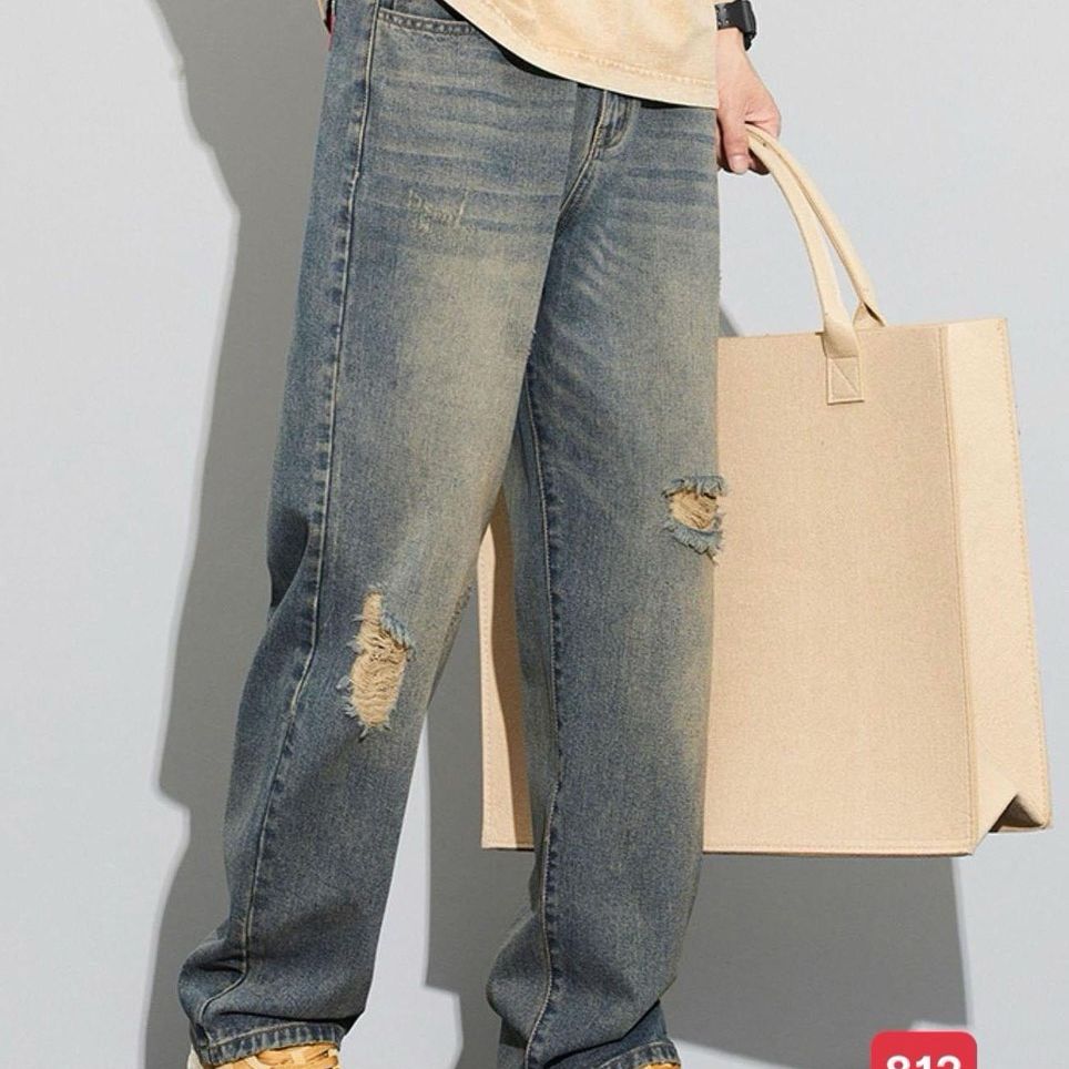 [HCM]Quần Jean Nam Jean Nam Đẹp Quần Bò Nam Rách Chất Vải Đẹp Phom Dáng Body Không Xù Không Bai Màu ( Hình Thật Có Kèm Video) Thời Trang Phong Cách DG-SHOP MS4082