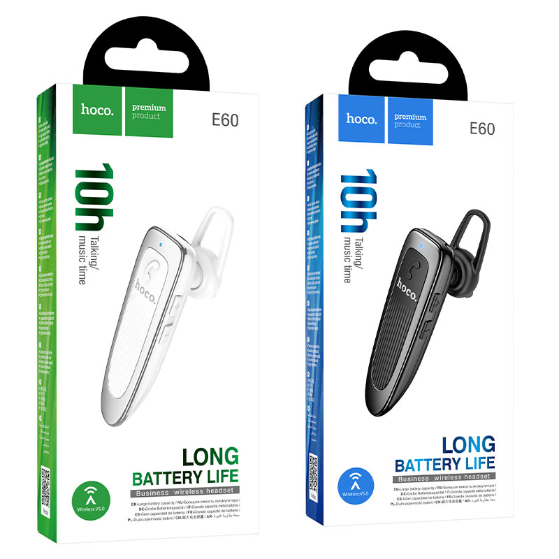 Tai nghe bluetooth Hoco E60 Brightness V5.0, Pin dùng 10H - Nhất Tín Computer