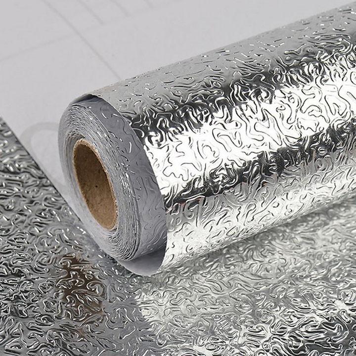 Decal Giấy Dán Bếp Tráng Nhôm Cách Nhiệt