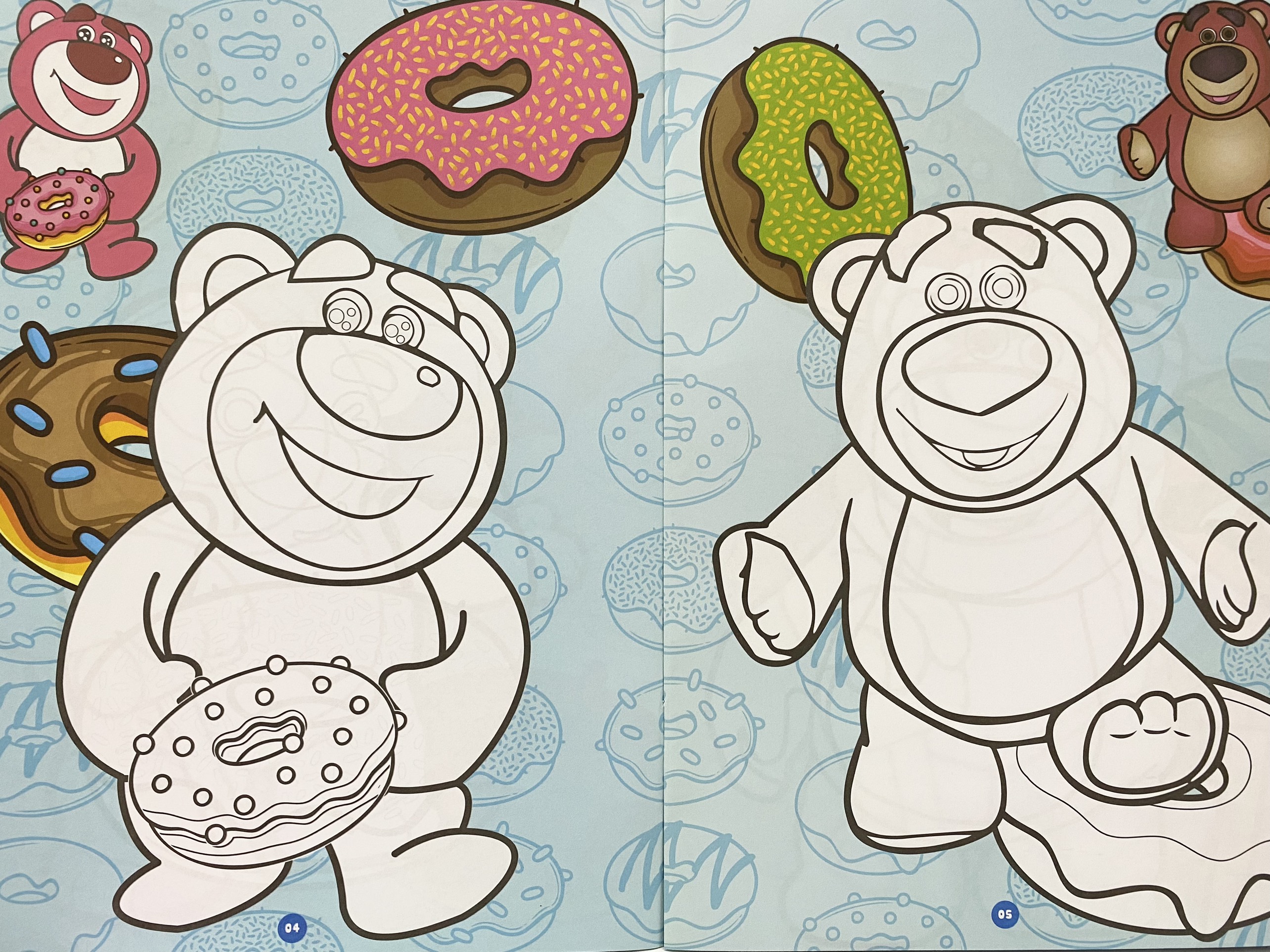 Bé tô màu: Đam mê cùng Lotso (Combo 4 cuốn)