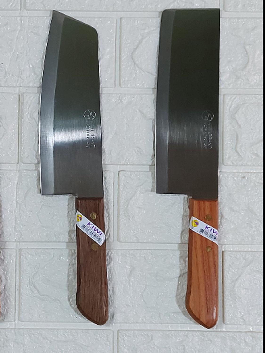 Dao thái thịt, dao làm bếp cán gỗ kiwi thái lan 21-22