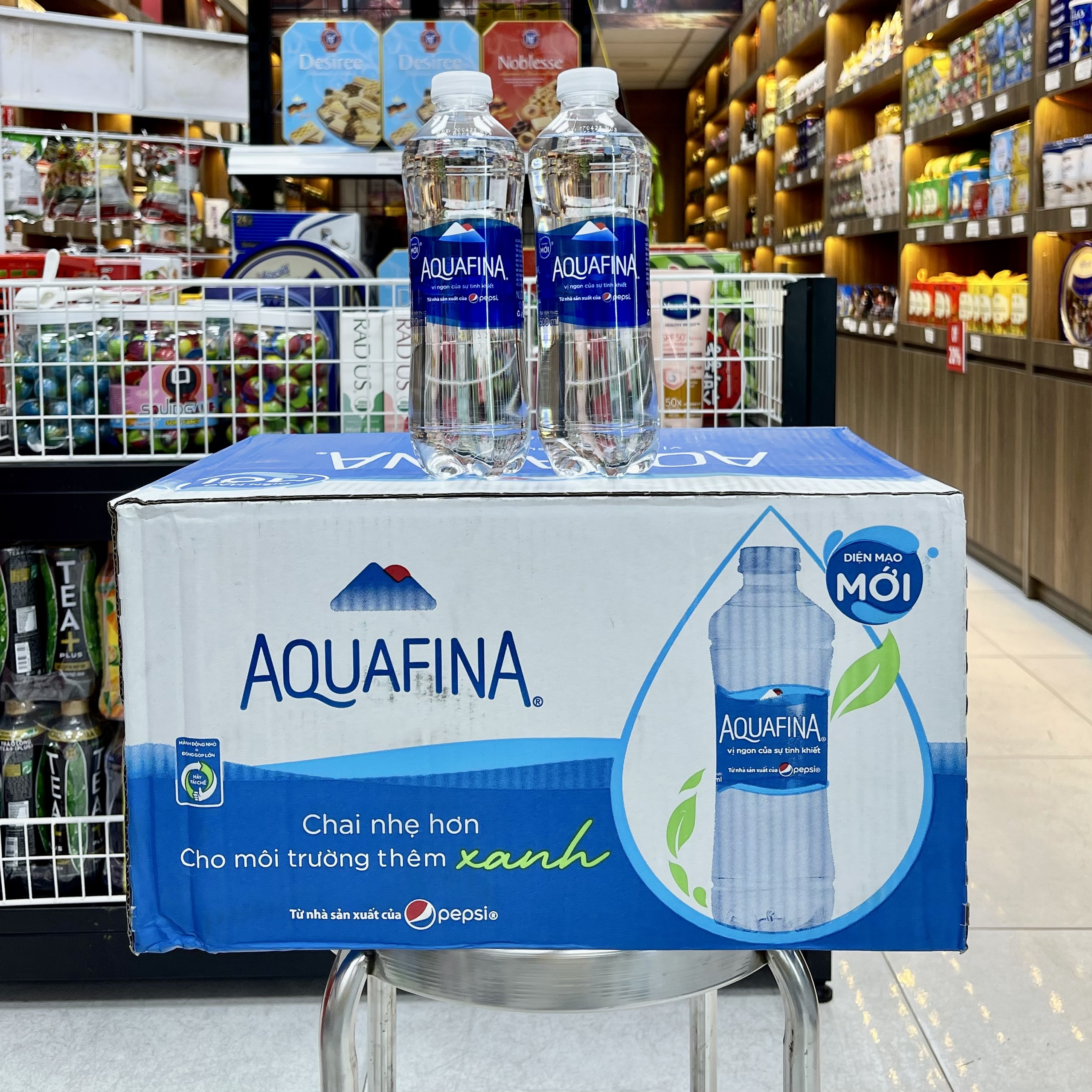Thùng 24 chai Nước uống đóng chai Aquafina 500ml