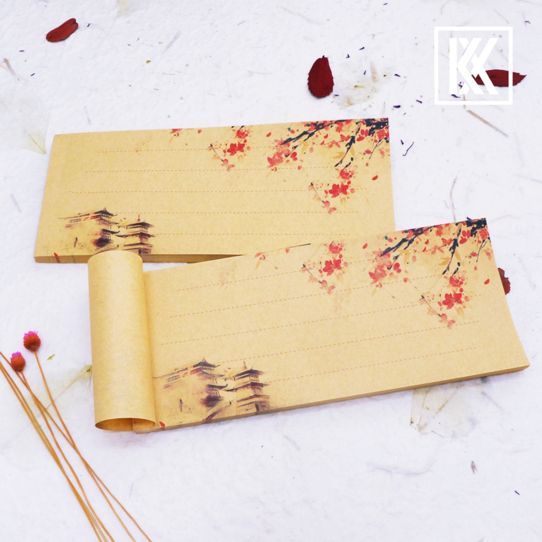 Giấy note Cổ phong, khổ 17.6 x 7.5 cm