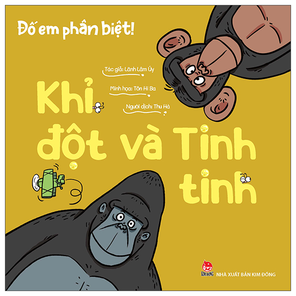 Fahasa - đố em phân biệt! - khỉ đột và tinh tinh
