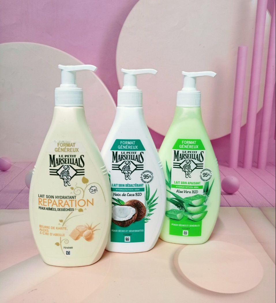 Dưỡng Thể Le Petit Marseillais dưỡng mềm mịn da, không gây kích ứng và mùi siêu thơm 400ml