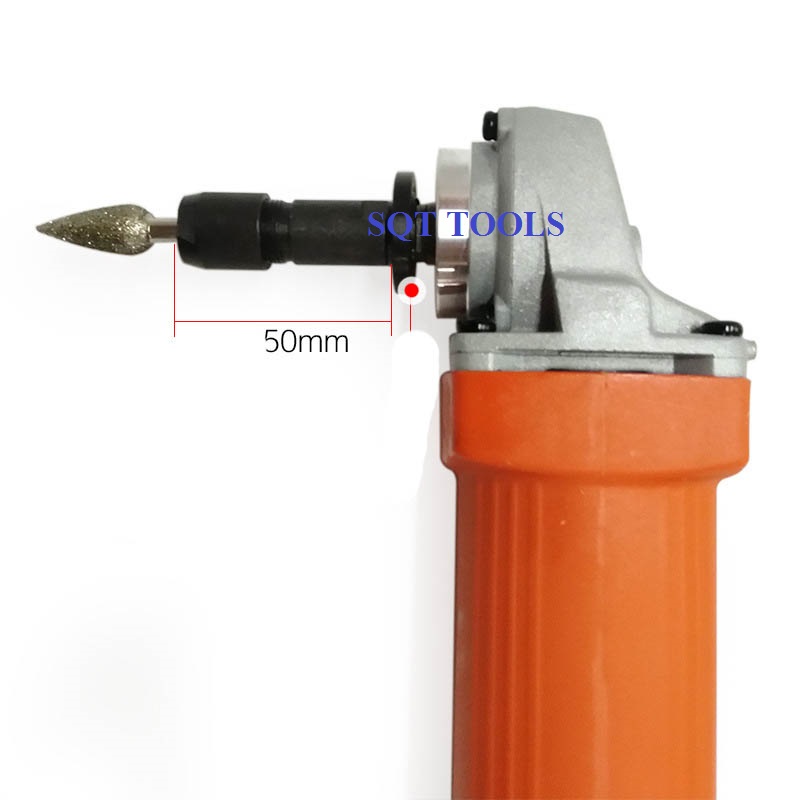 Ty chuyển M10 sang đầu kẹp mũi khoan 6mm cho máy mài góc, máy cắt cầm tay