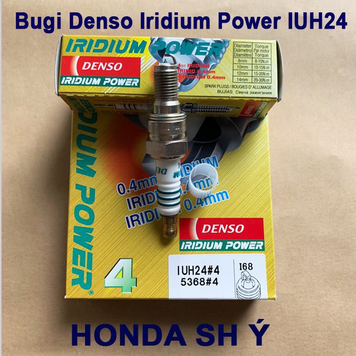 Bugi cho Honda SH Ý - Bugi denso iridium power IUH24
