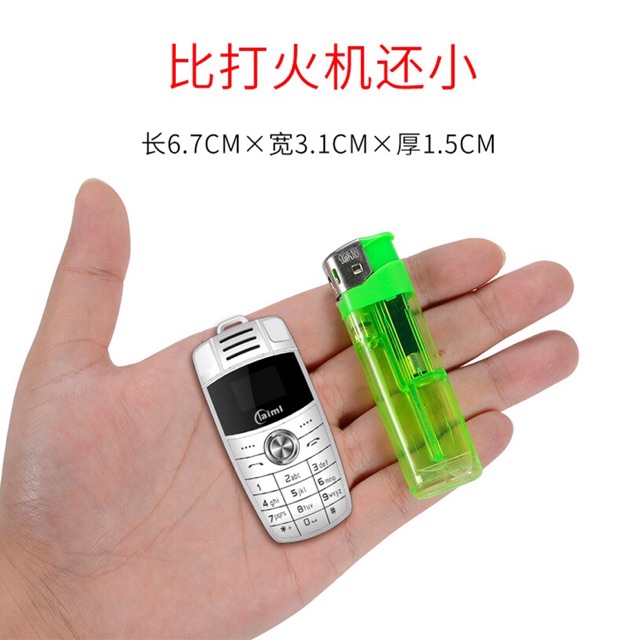 Điện thoại mini x6 hình khóa ô tô độc lạ