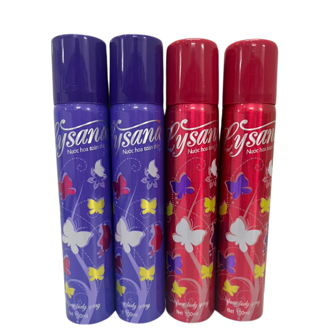 Nước hoa toàn thân Lysana 100ml dạng xịt