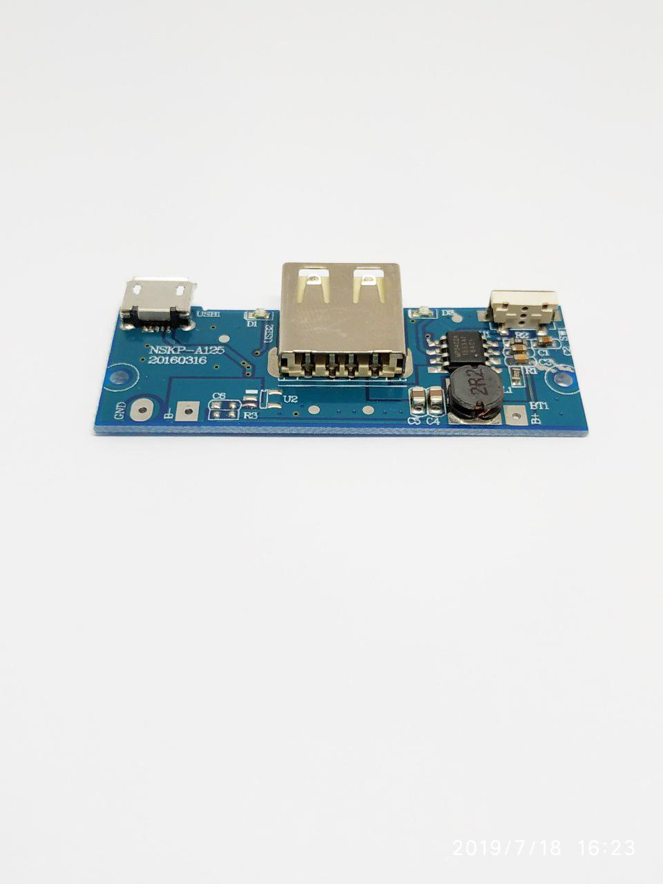 Mạch sạc dự phòng 5V2A (KV02) xanh dương