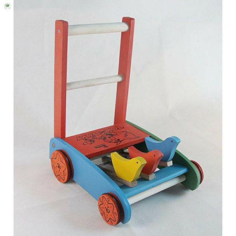 Premium 3 chicken wooden learning Walker for your baby