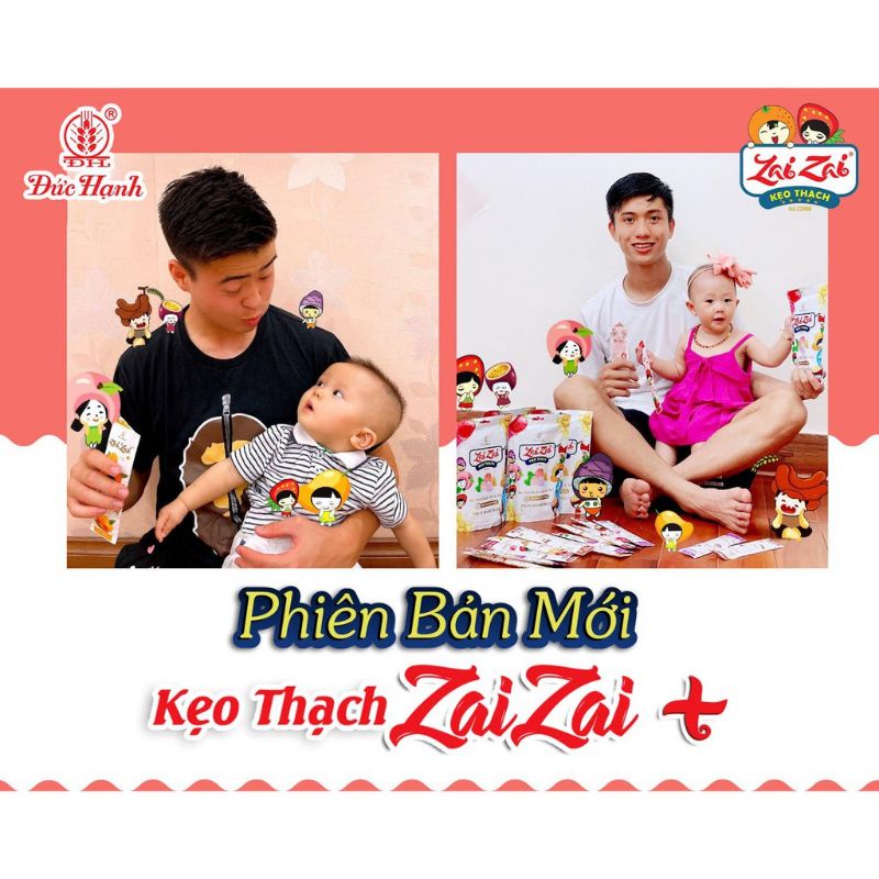 Kẹo Thạch Zaizai Đức Hạnh gói 320g
